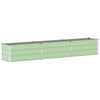 Vidaxl plantenbak pastelgroen 480 x 50 x 45 cm gegalvaniseerd staal