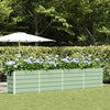 Vidaxl plantenbak pastelgroen 480 x 50 x 45 cm gegalvaniseerd staal