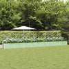 Vidaxl plantenbak pastelgroen 480 x 50 x 45 cm gegalvaniseerd staal