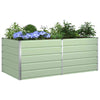 Vidaxl plantenbak pastelgroen 195 x 100 x 45 cm gegalvaniseerd staal