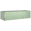 Vidaxl plantenbak pastelgroen 195 x 100 x 45 cm gegalvaniseerd staal