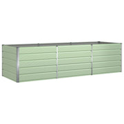 Vidaxl plantenbak pastelgroen 195 x 100 x 45 cm gegalvaniseerd staal - afbeelding 2