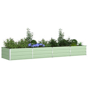 Vidaxl plantenbak pastelgroen 385 x 100 x 45 cm gegalvaniseerd staal - afbeelding 3