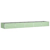 Vidaxl plantenbak pastelgroen 195 x 100 x 45 cm gegalvaniseerd staal