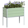 Vidaxl plantenbak pastelgroen 100 x 45 x 90 cm gegalvaniseerd staal