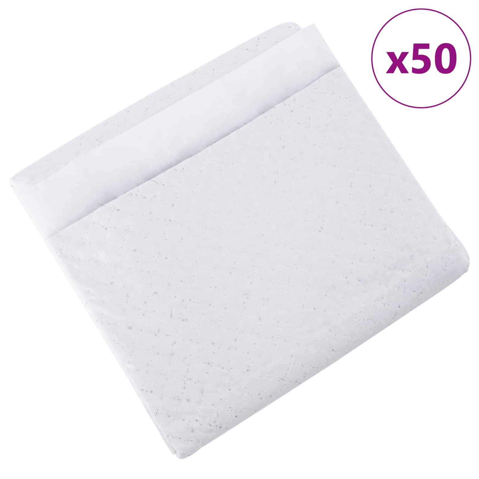Vidaxl niet-geweven stof huisdier trainingspad 50 pcs 45 x 33 cm