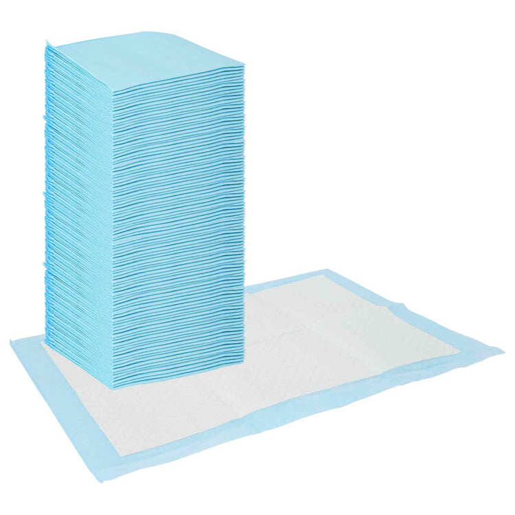Vidaxl niet-geweven stof huisdier trainingspad 100 st blauw en wit