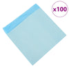 Vidaxl niet-geweven stof huisdier trainingspad 100 pcs blauw en wit