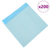Vidaxl niet-geweven stof huisdier trainingspad 200 pcs blauw en wit