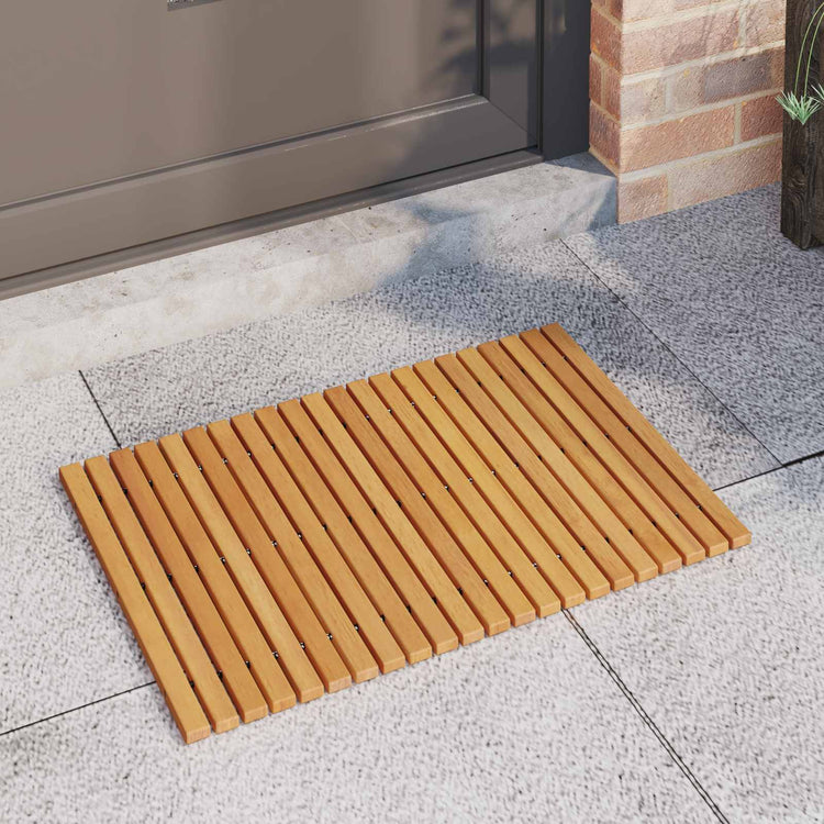 Vidaxl badmat bruin 60 x 40 cm massief acaciahout