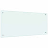 Vidaxl keuken spatscherm 2 pcs wit 90 x 40 cm gehard glas