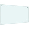 Vidaxl keuken spatscherm 2 pcs wit 90 x 50 cm gehard glas