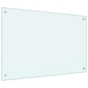 Vidaxl keuken spatscherm 2 pcs wit 90 x 60 cm gehard glas