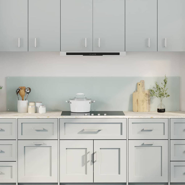 Vidaxl keukenachterwand 2 st wit 100 x 40 cm gehard glas