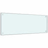 Vidaxl keuken spatscherm 2 pcs wit 100 x 40 cm gehard glas