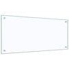 Vidaxl keuken spatscherm 2 pcs doorzichtig 90 x 40 cm gehard glas