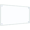 Vidaxl keuken spatscherm 2 pcs doorzichtig 90 x 50 cm gehard glas