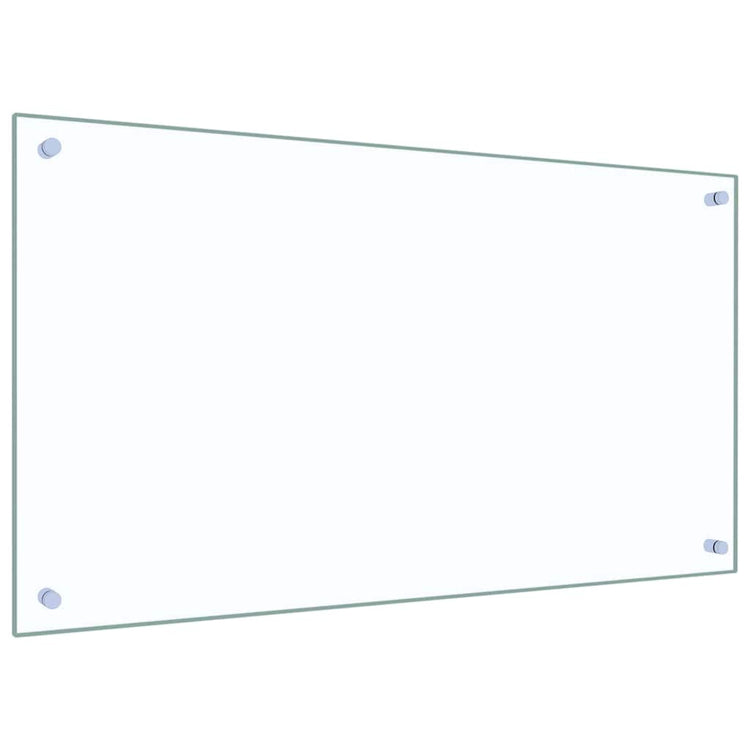 Vidaxl keukenachterwand 2 st doorzichtig 90 x 50 cm gehard glas