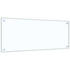 Vidaxl keuken spatscherm 2 pcs doorzichtig 100 x 40 cm gehard glas