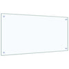 Vidaxl keuken spatscherm 2 pcs doorzichtig 100 x 50 cm gehard glas