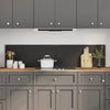 Vidaxl keuken spatscherm 2 pcs zwart 90 x 40 cm gehard glas