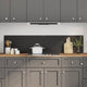 Vidaxl keukenachterwand 2 st zwart 90 x 40 cm gehard glas