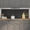 Vidaxl keuken spatscherm 2 pcs zwart 90 x 60 cm gehard glas