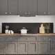 Vidaxl keukenachterwand 2 st zwart 100 x 40 cm gehard glas