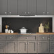 Vidaxl keukenachterwand 2 st zwart 100 x 60 cm gehard glas