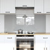 Vidaxl keuken spatscherm 2 pcs lichtgrijs 70 x 60 cm gehard glas