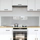 Vidaxl keukenachterwand 2 st lichtgrijs 80 x 40 cm gehard glas