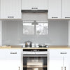 Vidaxl keuken spatscherm 2 pcs lichtgrijs 80 x 60 cm gehard glas