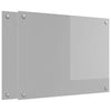 Vidaxl keuken spatscherm 2 pcs lichtgrijs 80 x 60 cm gehard glas
