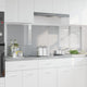 Vidaxl keukenachterwand 2 st lichtgrijs 90 x 60 cm gehard glas