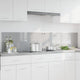 Vidaxl keukenachterwand 2 st lichtgrijs 100 x 40 cm gehard glas