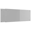 Vidaxl keuken spatscherm 2 pcs lichtgrijs 100 x 40 cm gehard glas