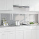 Vidaxl keukenachterwand 2 st lichtgrijs 100 x 50 cm gehard glas