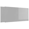 Vidaxl keuken spatscherm 2 pcs lichtgrijs 100 x 50 cm gehard glas