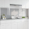 Vidaxl keuken spatscherm 2 pcs lichtgrijs 100 x 60 cm gehard glas