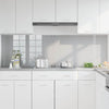 Vidaxl keuken spatscherm 2 pcs lichtgrijs 100 x 60 cm gehard glas