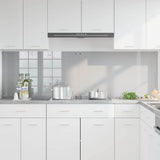 Vidaxl keukenachterwand 2 st lichtgrijs 100 x 60 cm gehard glas - afbeelding 3