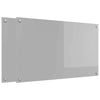 Vidaxl keuken spatscherm 2 pcs lichtgrijs 100 x 60 cm gehard glas