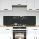 Vidaxl keukenachterwand 2 st donkergrijs 70 x 40 cm gehard glas