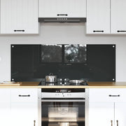 Vidaxl keukenachterwand 2 st donkergrijs 70 x 50 cm gehard glas - afbeelding 1