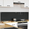 Vidaxl keuken spatscherm 2 pcs donkergrijs 80 x 40 cm gehard glas