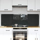 Vidaxl keukenachterwand 2 st donkergrijs 80 x 50 cm gehard glas