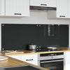 Vidaxl keuken spatscherm 2 pcs donkergrijs 80 x 50 cm gehard glas