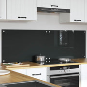Vidaxl keukenachterwand 2 st donkergrijs 80 x 50 cm gehard glas - afbeelding 3