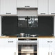 Vidaxl keukenachterwand 2 st donkergrijs 80 x 60 cm gehard glas