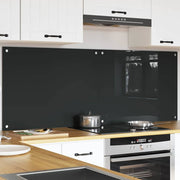 Vidaxl keukenachterwand 2 st donkergrijs 80 x 60 cm gehard glas - afbeelding 3
